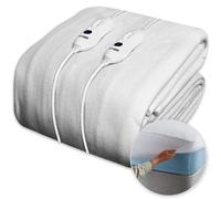 Dreamcatcher King Size Electric Blanket, Fully Fitted, Dual Control | Fully fitted 203 x 152cm heated underblanket with dual controls, 3 heat settings, elasticated skirt and 2.3m cable.