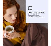 Dr. Watson XL Electric Blanket 120 W 3 Temperature Levels 180 x 130 cm Control Panel