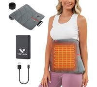 Electric Blanket with Battery, 10,000 mAh, Heating Pad Back with 3 Heat Settings, Electric Heat Pad for Back, Shoulder, Stomach, Neck, Legs, Knee, Upgrade Strap, Mother's Day Gift for Women