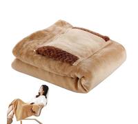 Electric blanketUSB - Low Voltage Heated Throw, Super Winter Warmer | 80x60cm Cashmere Flannel blanketFor Couch Sofa Home Office, Safe USB Charging, Soft Warm blanketFor Relaxation, Portable,