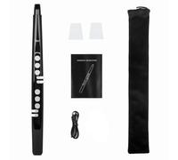 Electric Blowpipe,Electric Saxophone,LED Screen Dual Voice Function for MIDI Output With Replaceable Mouthpiece Storage Bag