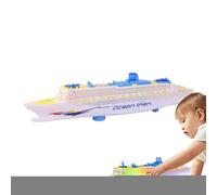 Electric Boat Toy - Luxury Crafts, Vintage Sailing Structure | Realistic Maritime Heritage Replica, Decorative Wooden Showcase Accessory, Coastal Display Centerpiece