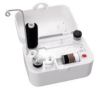 Electric Bobbin Winder with Metal Wire Stand, Portable Bobbin Winder Machine with Lock & Hidden Handle, Automatic Bobbin Winder for Sewing Machines, Electric Bobbin Winding Machine for Sewing Crafts
