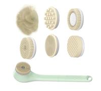 Electric Body Brush - 8x37cm Back Scrubber, Multifunctional Design | USB Charging Cleansing Set with Every Use, Body Shower Brush for Dead Skin Removal Men Women Shower Bath