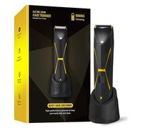 Electric Body Hair Trimmer for Men - Manscape Pubic Hair Groomer Waterproof Ball Shaver Type-C Rechargeable Cordless Replaceable Ceramic Blade Clipper Wet/Dry Male Professional Grooming Smooth
