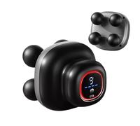 Electric Body Massager, 4-Head Deep Tissue Tool, 9-Mode Muscle Relaxation Device with Powerful Vibration, Fitness Recovery Equipment for Hip Leg Thigh, Massage Comfortable Grip, Muscle Massager Home