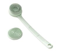 Electric Body Scrubber | 2-Speed Automatic Scrubber,Rechargeable Rotating Long Handle Shower Back Brush - for Women Bath Massage Foot Face Wash Head Belly Hands