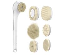 Electric Body Scrubber - 3.15x14.57 Inches | Back Scrubber | Electric Bodies Brush with 3 Gears Electronic Rotation and Type C Charging for Deep Cleansing and Daily Shower Body Care Use