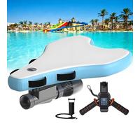 Electric Bodyboard for Beginners - 3-In-1 Inflatable Surf Board with Brushless Motor,9-Speed Underwater Propulsion,Foldable Pool Float & Diving Scooter,Easy Fun for Adults & Kids 500W10Ah