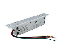 Electric Bolt Lock DC 12V, 5 Lines Electronic Door Lock, Narrow Deadbolt Drop Bolt Door Lock with Time Delay LED Display for Door Entry Access Control (Power Off Unlocking)