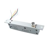 Electric Bolt Lock DC 12V, 5 Lines Electronic Door Lock, Narrow Deadbolt Drop Bolt Door Lock with Time Delay LED Display for Door Entry Access Control (Power Off Lock)