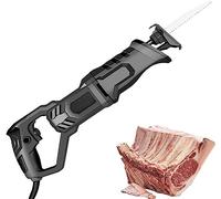 Electric Bone Saw 900W Handheld Meat Cutter with Saw Blades, Commercial Reciprocating Design, Stepless Speed for Effective Cutting of Meat, Bones, Bacon, and Pork