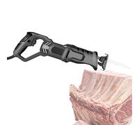 Electric Bone Saw, Handheld Butcher Bone Saw, with 8 Saw Blades, 2 m Extended Power Cord/11-Speed Speed Adjustment, Fast Cutting, 0-3000rpm / Speed,for Cutting Meat Bones Bacon,A