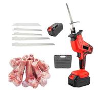 Electric Bone Saw Handheld Butcher Cutter Low Vibration Fast Cutting for Meat and Bones, Lightweight 2kg, Ideal for Home and Commercial Use