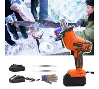 Electric Bone Saw Machine - Handheld Butcher's Saw for Meat, Turkey, Ice Cubes - Rechargeable 2.0mAh Battery Included