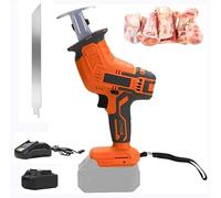 Electric Bone Saw - Professional Cordless Butchers Saw for Meat, Fish, and Ribs - Multifunctional Meat Cutting Tool for Home and Commercial Use