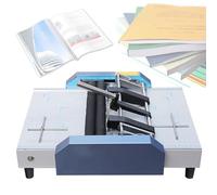 Electric Booklet Making Machine, Paper Bookbinding and Stapling Equipment for Printing Factories and Schools, 1000 Staples Included