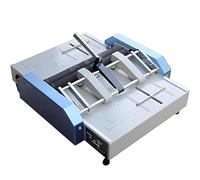 Electric Booklet Stapler Machine, Automatic Saddle Stitch Flat Clinch Binder for Paper Folding, Schools & Print Shops