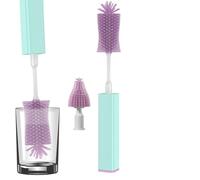 Electric Bottle Brush,Electric Bottle Brush,Silicone Bottle Cleaning Brush,Powerful Electric Bottle Cleaning Brush,Travel Water Bottle Brush,for Baby Bottle