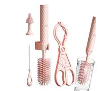 Electric Bottle Brush - Silicone Waterproof Rechargeable Scrubber, Charging Power Cleaning Device, Kitchen Cup Washer Accessory, Portable Rotating Cleaner, Water Resistant Motorized Tool