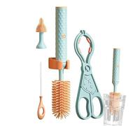 Electric Bottle Brush - Silicone Waterproof Rechargeable Scrubber, Charging Power Cleaning Device, Kitchen Cup Washer Accessory, Portable Rotating Cleaner, Water Resistant Motorized Tool