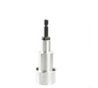 Electric Bottle Capping Machine 1/4 Hex Shank Sealing Drill Adapter for 8-18mm Plastic Head UK Workshop Lab Home Business Efficient for Versatile White(15-16mm)