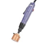 Electric Bottle Capping Machine, Handheld Pneumatic Design, Adjustable Speed, One-Click Forward Reverse for Plastic and Mineral Water Bottles