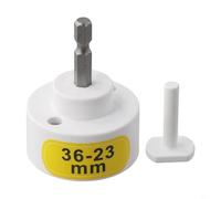 Electric Bottle Capping Machine Head, 1/4 Inch Hex Shank Drill Adapter for Sealing Bottle 10-50mm, Plastic Capper Head Accessory for Home and Professional Use,23-36mm