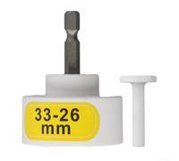 Electric Bottle Capping Machine Head, 1/4 Inch Hex Shank Drill Bit Adapter for Sealing Bottle 10-50mm, Plastic Capper Head Accessory for Home and Professional Use,26-33mm