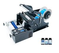 Electric Bottle Sticker Labeling Machine, Bottle Labeling Machine, Speed 20-40 Pieces/minute, Applicable Bottle Diameter 15-130mm, For Factory, Beverages,food,Glass Metal Bottle