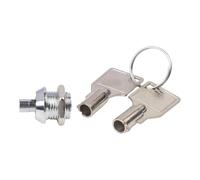 Electric Box Lock with Plum Blossom Keyhole, Made from Zinc Alloy for Secure Mailbox Cabinets and Advertising Light Boxes (A)