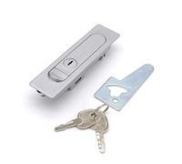 Electric Box Plane Lock Push Button Cabinet Locks Switch Cabinet Door Lock Fire Hydrant Handle Cabinet Lock 1Pcs (Color : Black no Lock)