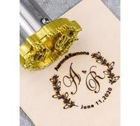 Electric Branding Iron for Wood Custom Branding Iron Stamp for Woodworking Including The Handle (1"x1")