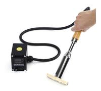 Electric Branding Iron, Handheld Wood Stamping Tool with Digital Display, Adjustable Temperature 32-752℉ for Woodworking, Leather Crafting, Food Branding