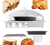 Electric Bread Fermentation Machine, Adjustable Temperature and Humidity Dough Proofer with Timer for Sourdough Bread, Compact Size for Home Use 410 * 310 * 280mm