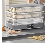 Electric Bread Fermentation Machine with Adjustable Temperature, Time, and Humidity Control - 40L Automatic Dough Fermenting Box for Home Baking