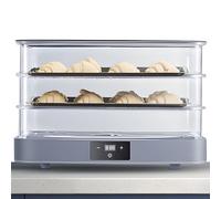 Electric Bread Proofer Box, Double-Layer, 40L Large Capacity, Auto Humidity, Transparent, Constant Temperature Fermentation Box for Dough, Toast, Yogurt Fermentation & Food Warming