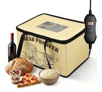 Electric Bread Proofer with Heater: TVOOD Bread Proofing Box with NTC Sensor Temperature 50-113℉ and 1-12h Timer Oxford Cloth Dough Proofing Box for Baking Pizza Making Sourdough Yogurt