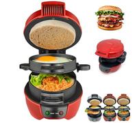 Electric Breakfast Maker, Nonstick Egg Press for Quick 600W Home Cooking. Easy Clean Dishwasher Safe Parts, Cact Design for Busy Professals. Perfect Kitchen Gadt for Healthy Meals on the Go.
