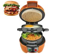 Electric Breakfast Sandwich Maker & Muffin Maker with Egg Cooker