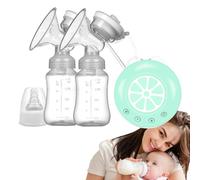 Electric Breast Pump, Electric Breast Pump | Rechargeable Extraction Pumps with 2 Milk Bottles - Multiple Modes, Portable Breast Pump for Home and Travel Breastfeeding