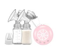 Electric Breast Pump,Portable Electric Nursing Pump - Rechargeable Breast Pumps with 2 Milk Bottles | Multiple Modes, Low Noise, Breastfeeding Supplies
