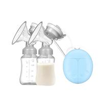 Electric Breast Pump - Powerful Suction 338mmHg Low Noise 4 Modes & 9 Levels Electric Breast Pump Portable Smart Display Insert/Flange 19/21/24/28mm 2 Pack (White)