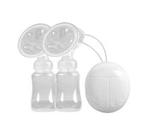 Electric Breastfeeding Pump, Double Suctions Extractor, 7.87x3.74x7.87 inches Quiet Operate Device, Strong Suction Power, Compact Portable Design, for Nursing Mothers Travel Use