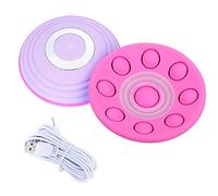 Electric Breasts Massager, USB Wireless Chest Massage Stimulator Breast Chest Enlargement Massager Bust Massager Practical Tools for Breast Growth and Anti Sagging(Purple)