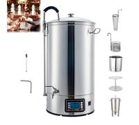 Electric Brewing System, Integrated Home Beer Mashing and Boiling Equipment Features a Digital Display, Suitable for Both Home and Commercial Use 30L