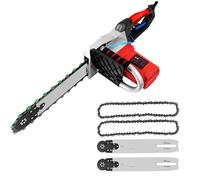 Electric Brick Cutter - Diamond Wall Chaser for Granite, Concrete, Marble - Includes 480-2 Chain and 2 Guide Bars