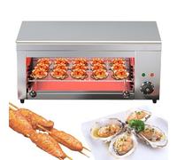 Electric Broiler 2000W - Adjustable Grid, Stainless Steel Countertop Oven for Melt Cheese, Steak, Fish, Vegetables - 50-300℃ Automatic Temperature Control