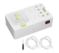 Electric Brush Cleaner, Efficient Water Circulation Rinser for Acrylic and Water Based Paints - Easy Button Operation, Suitable for Artists and Hobbyists