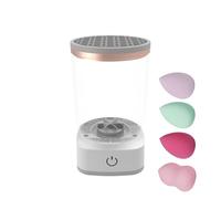 Electric Brush Cleaner - Spinner Cosmetic Brush Cleaner, 6.3x3.54 Inches Plug-In Foundation Automatic Dryer Machine for Makeup, Dressing Room, Beauty Salon, Home, Travel, or Professional Use